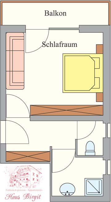 dreibettzimmer