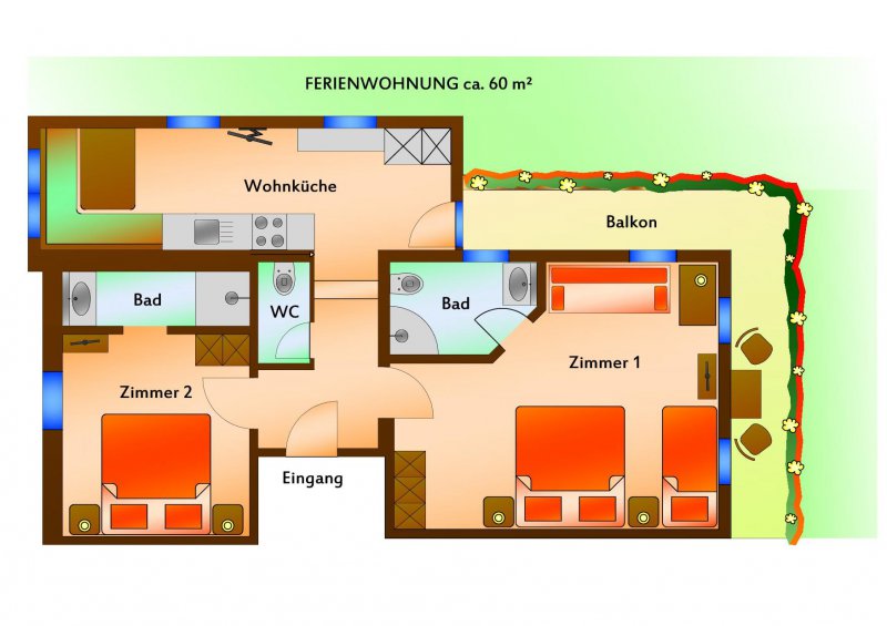 skizze-ferienwohnung-apartment-urlaub-osttirol-pension-ganzer-huben-matrei