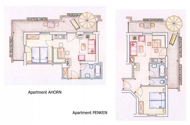 Grundriss-Ahorn-Penken