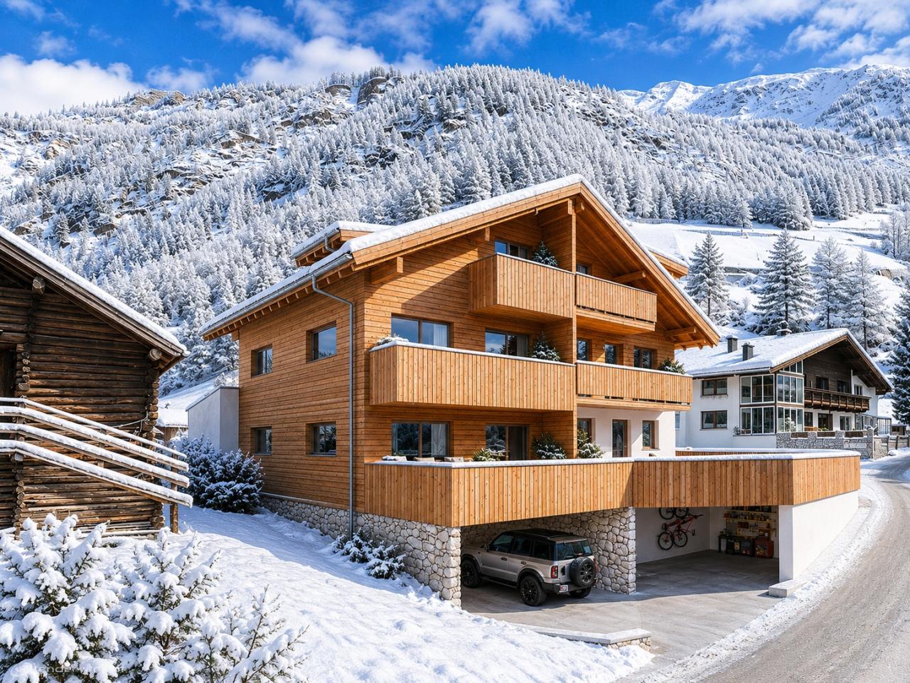 chalet-styrolia-bild-visualisierung-aussenansicht-winter-tagesstimmung